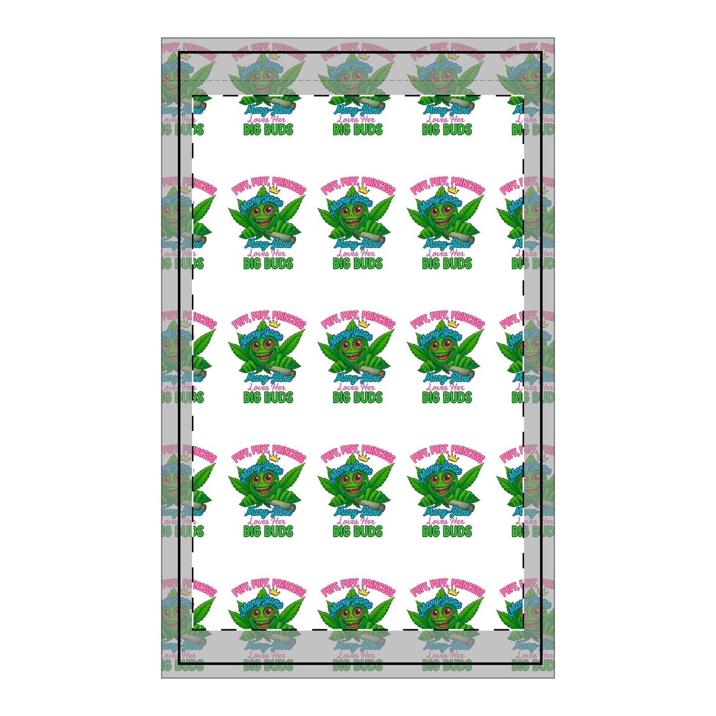 Sheer Window Curtain - Cute Green Dragon Print "Big Hugs" Nursery Drapes