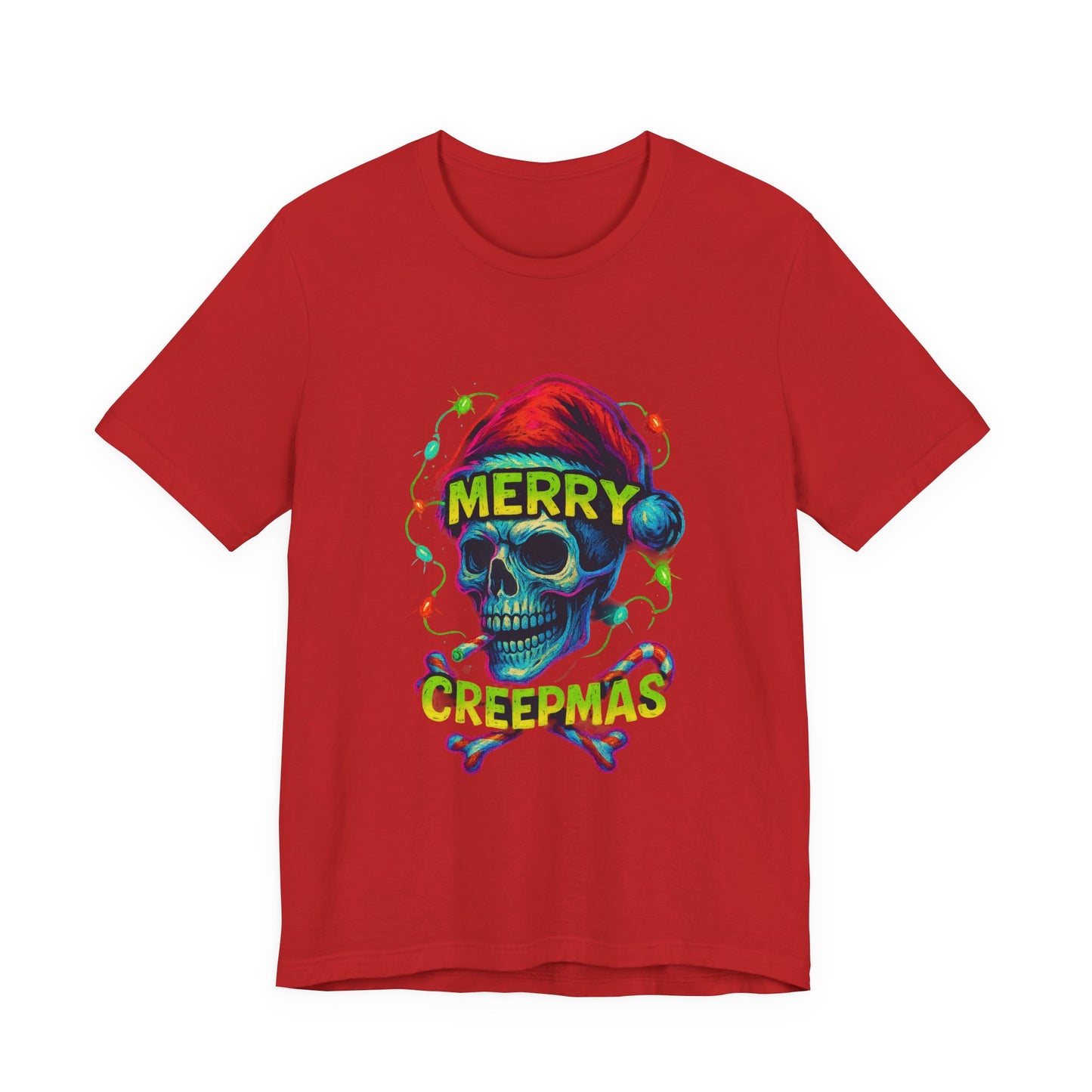 Merry Creepmas Skull Tee
