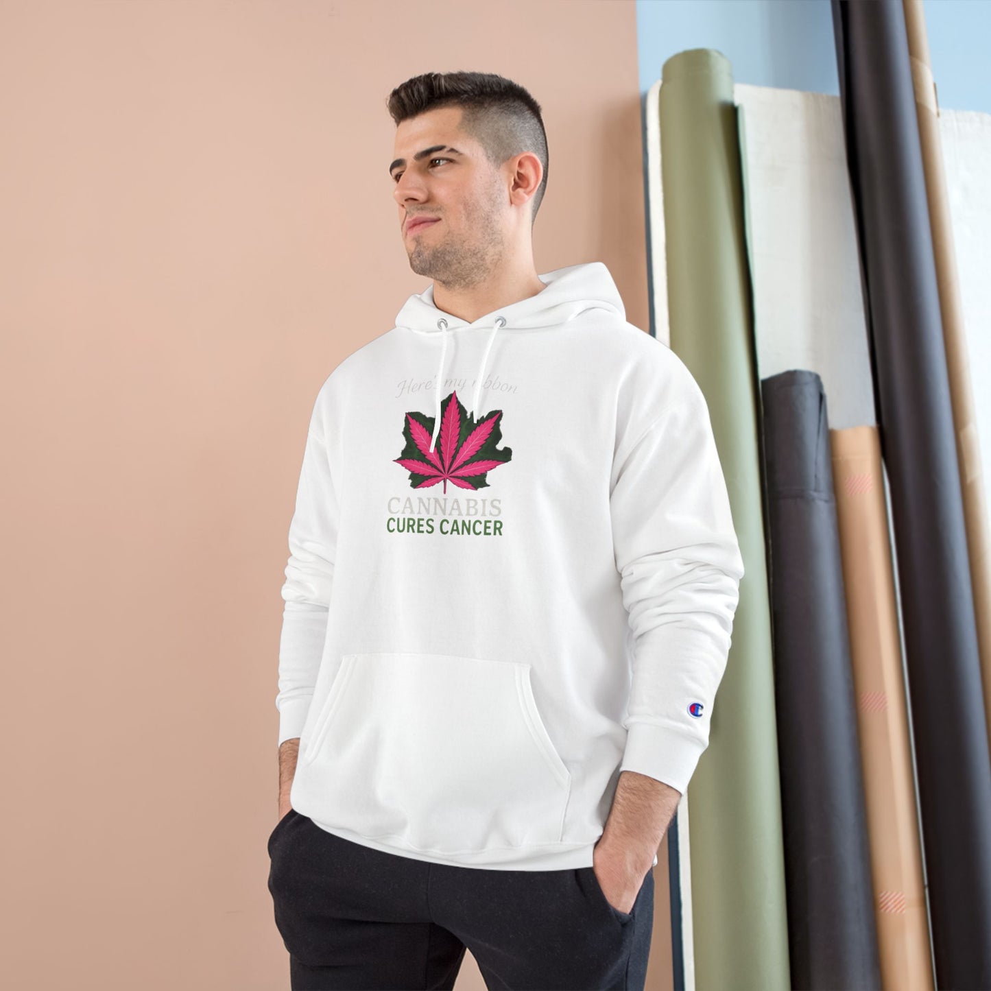 Chic Floral Champion Hoodie - Cozy Streetwear, Casual Fashion, Gift for Her, Trendy Layering, Everyday Comfort
