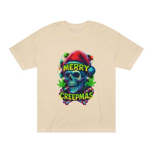 Merry Creepmas Skull Tee