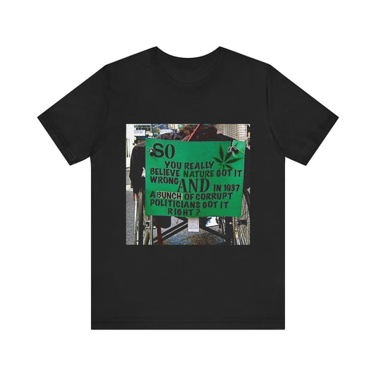 Marijuana Legalization Unisex Tee-Mary Jane 2025