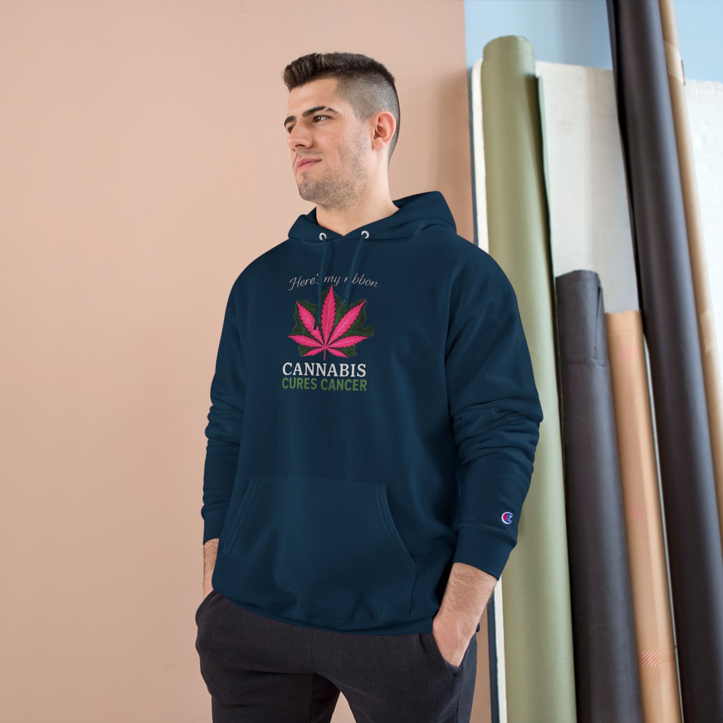 Chic Floral Champion Hoodie - Cozy Streetwear, Casual Fashion, Gift for Her, Trendy Layering, Everyday Comfort