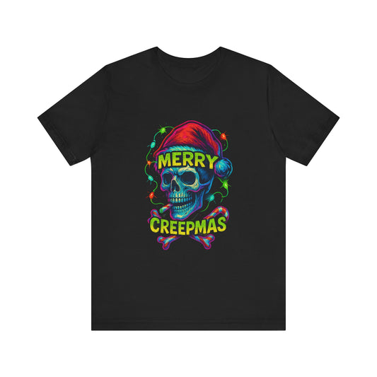 Merry Creepmas Skull Tee