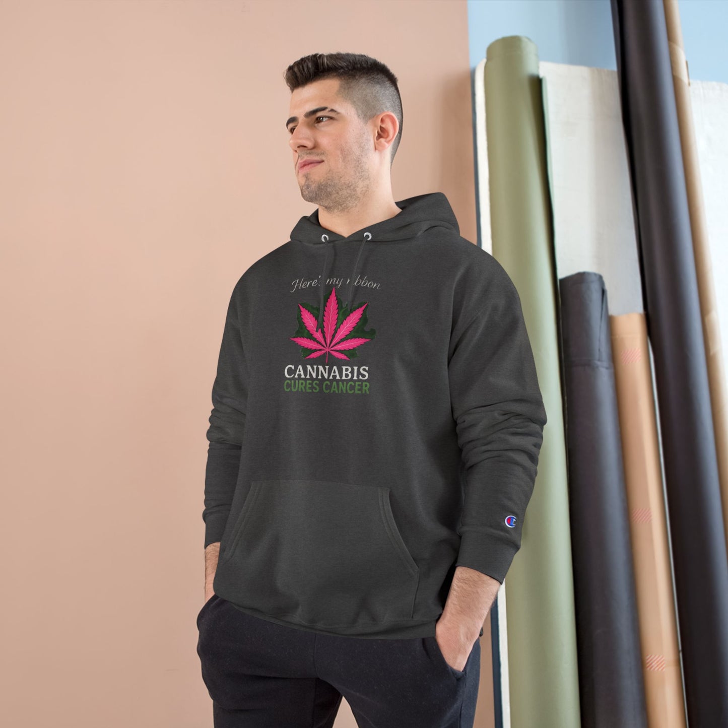 Chic Floral Champion Hoodie - Cozy Streetwear, Casual Fashion, Gift for Her, Trendy Layering, Everyday Comfort