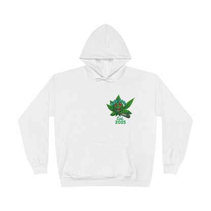 Ghostly Vibes Eco-Friendly Hoodie, Halloween Sweatshirt, Unisex Pullover, Festival Fashion, EcoSmart Apparel, Ghost Goblins Ganja