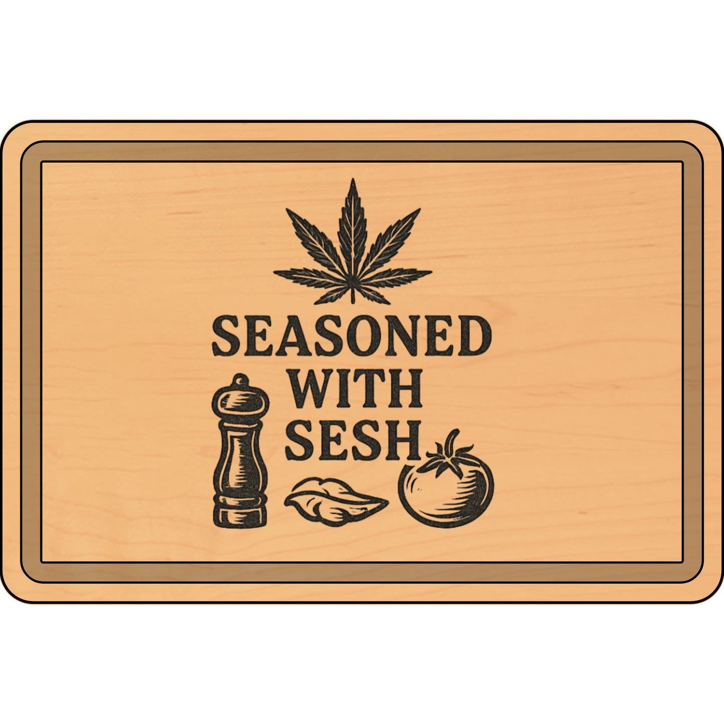 Personalized Engraved Wooden Cutting Board - Fun Kitchen Gift, Wedding Gift, BBQ Accessory, Housewarming Present, Cooking Decor