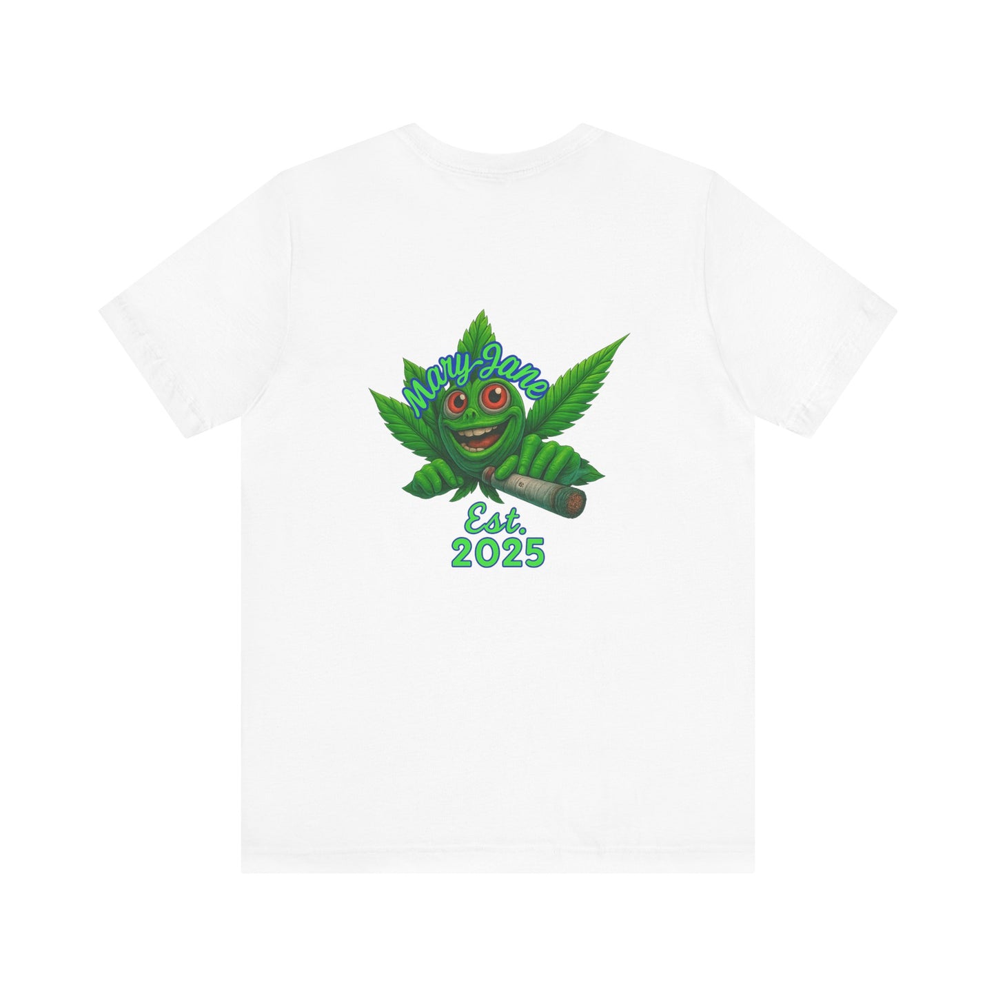 Ghost Goblins and Ganja T-Shirt, Funny Halloween Tee, Weed Lover Gift, Unisex Graphic Tee, Stoner Apparel, Est. 2025 Shirt