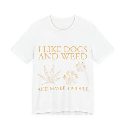 Dog Lover Tee - Fun Dog Loving Coffee Cup Design