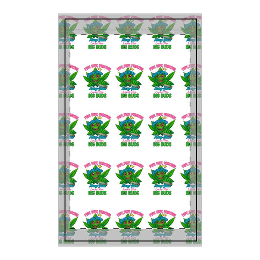 Sheer Window Curtain - Cute Green Dragon Print "Big Hugs" Nursery Drapes