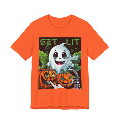 Halloween Ghost T-Shirt, Fun Tee, Autumn Outfit, Halloween Costume, Casual Wear, Gift for Halloween Lovers, Unisex Tee