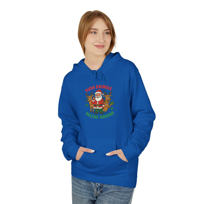 Kush Jingle Releaf Squad Hoodie — Holiday Stoner Christmas Sweatshirt