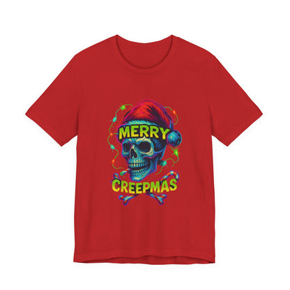 Merry Creepmas Skull Tee