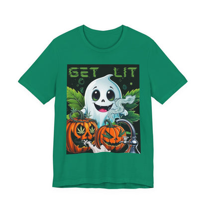 Halloween Ghost T-Shirt, Fun Tee, Autumn Outfit, Halloween Costume, Casual Wear, Gift for Halloween Lovers, Unisex Tee