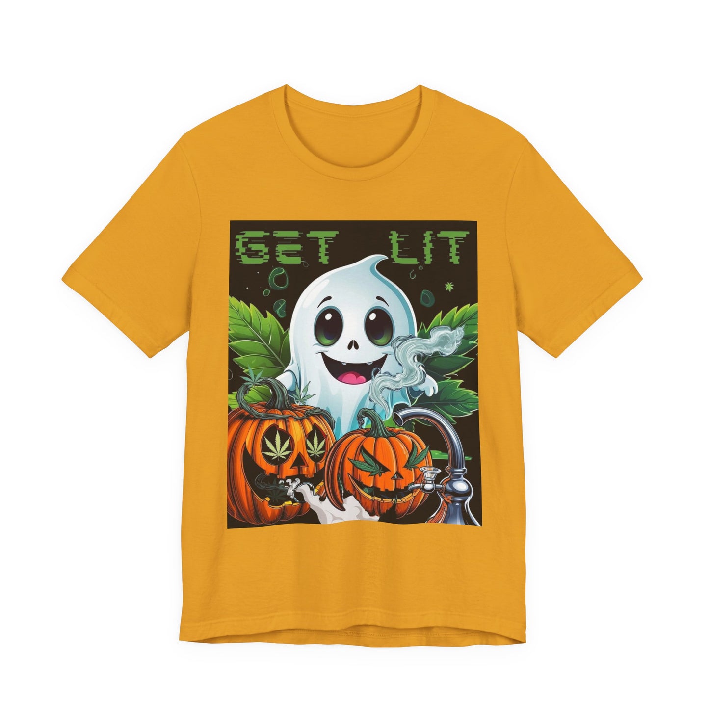 Halloween Ghost T-Shirt, Fun Tee, Autumn Outfit, Halloween Costume, Casual Wear, Gift for Halloween Lovers, Unisex Tee