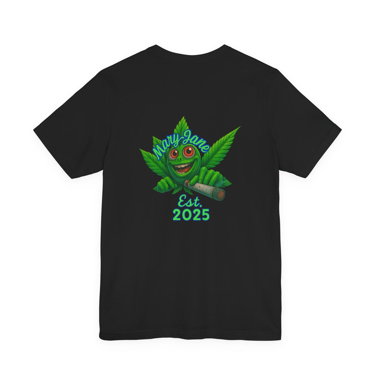 Ghost Goblins and Ganja T-Shirt, Funny Halloween Tee, Weed Lover Gift, Unisex Graphic Tee, Stoner Apparel, Est. 2025 Shirt