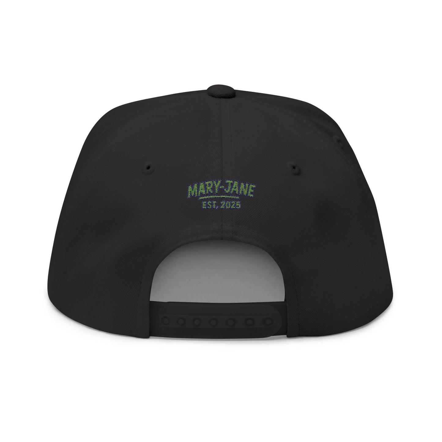 Embroidered Flat Bill Cap - Stay Blazin' Green Design, Adjustable Cap for Sports, Casual Wear, Gift Idea, Stay Blazin Stay Amazin Trucker Hat – Mary-Jane EST 2025 | Neon Green & Purple 420 Streetwear