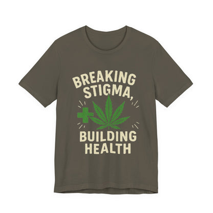 Breaking Stigma Unisex Jersey Tee - Cannabis Awareness Shirt, Gift for Activists, Eco-Friendly Clothing, Everyday Wear, Mental Health [...]