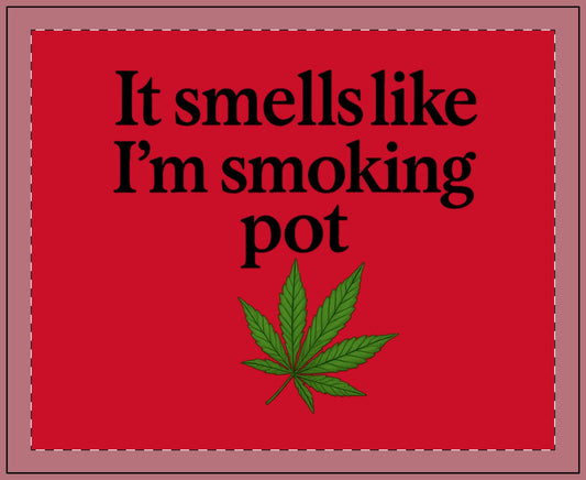 Candle — "It Smells Like I'm Smoking Pot" Glass Scented Candle (11oz)