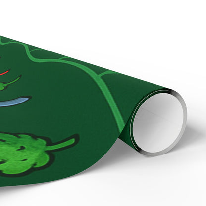 Christmas Lighter & Tree Wrapping Paper – Festive Holiday Gift Wrap