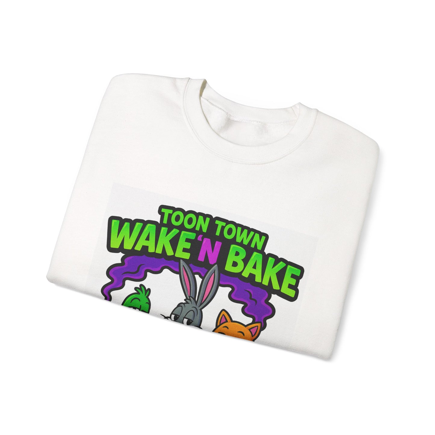 Toon Town Wake 'N Bake Crewneck Sweatshirt