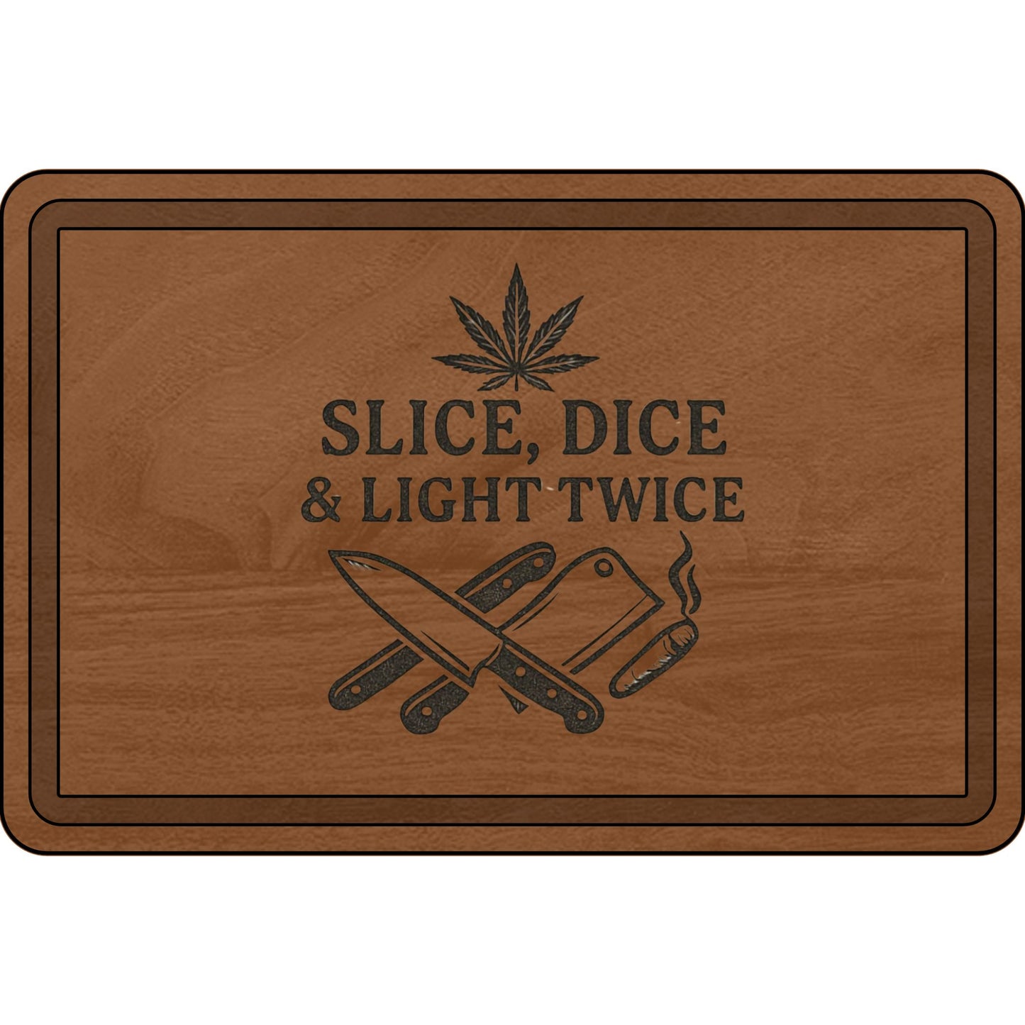 Engraved Wooden Cutting Board - Slice, Dice & Light Twice, Kitchen Gift, Unique Home Decor, Wedding Present, Cooking Accessories, [...]