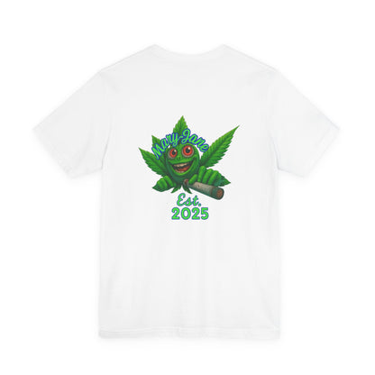 Ghost Goblins and Ganja T-Shirt, Funny Halloween Tee, Weed Lover Gift, Unisex Graphic Tee, Stoner Apparel, Est. 2025 Shirt