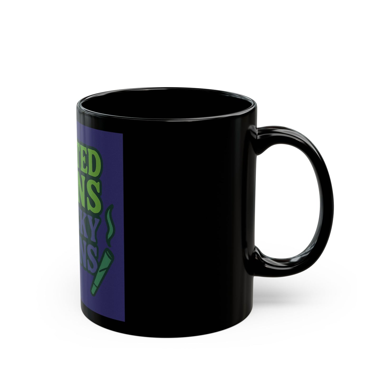 Mug - Waking Up Drinking Coffee and Smoking Your Medication Black Mug (11oz, 15oz)