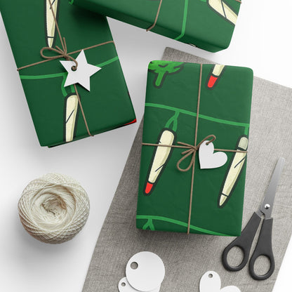 Christmas Lighter & Tree Wrapping Paper – Festive Holiday Gift Wrap
