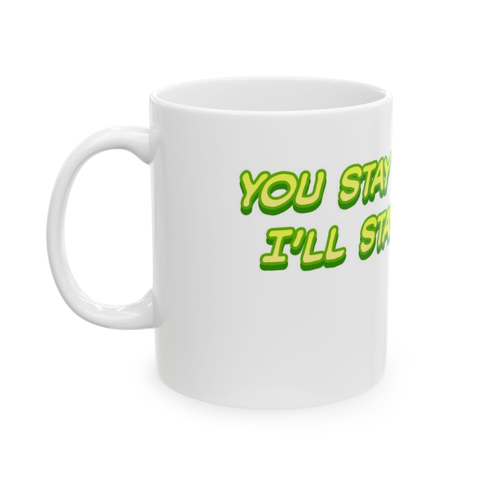 Copy of Chill Vibes Ceramic Mug - "Stay Stressed, Stay Stoned" - Fun Gifts for Coffee Lovers, Relaxation, Home Decor, Unique Birthday Present-Mary Jane 2025