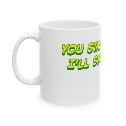 Copy of Chill Vibes Ceramic Mug - "Stay Stressed, Stay Stoned" - Fun Gifts for Coffee Lovers, Relaxation, Home Decor, Unique Birthday Present-Mary Jane 2025
