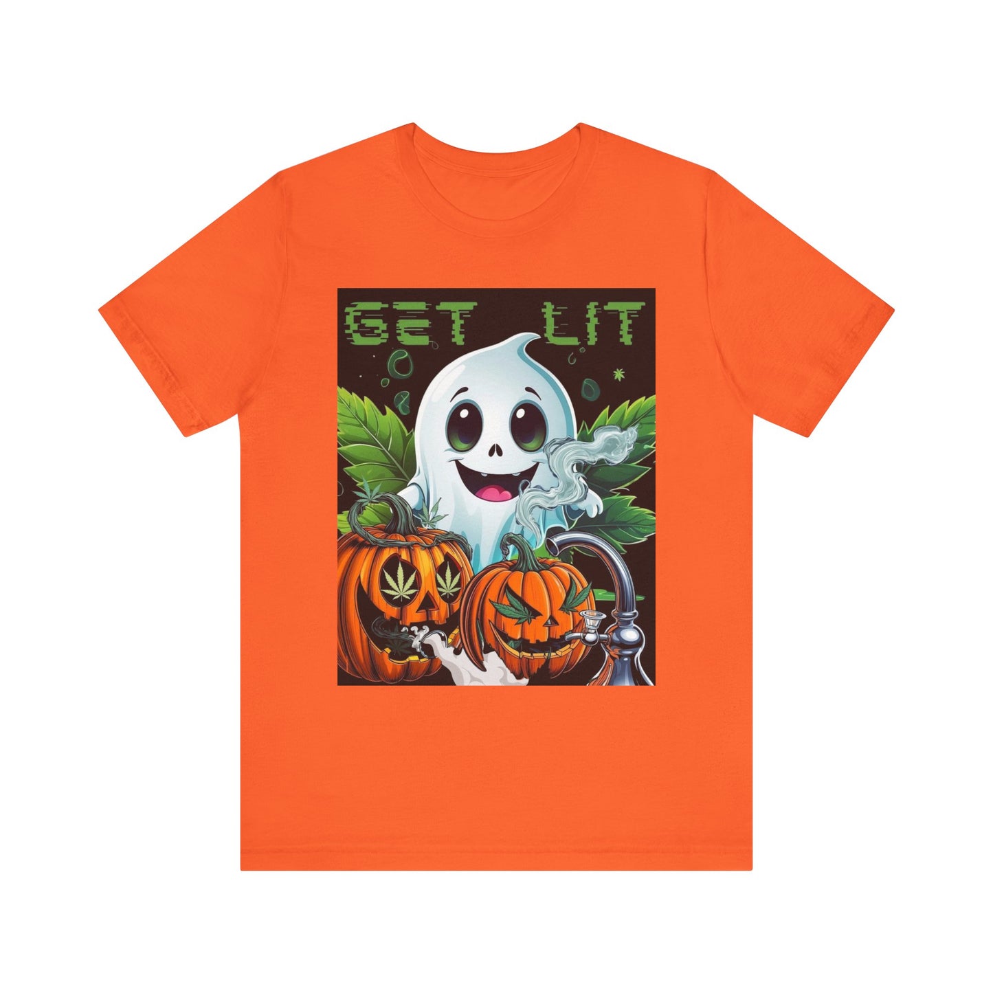 Halloween Ghost T-Shirt, Fun Tee, Autumn Outfit, Halloween Costume, Casual Wear, Gift for Halloween Lovers, Unisex Tee