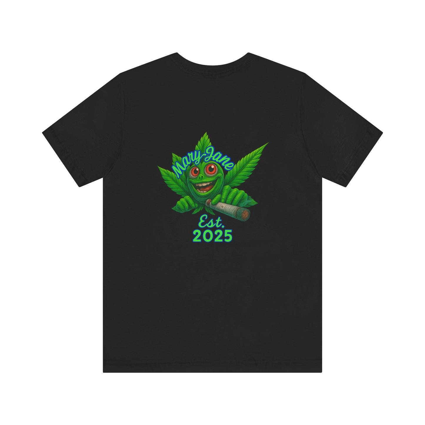 Ghost Goblins and Ganja T-Shirt, Funny Halloween Tee, Weed Lover Gift, Unisex Graphic Tee, Stoner Apparel, Est. 2025 Shirt