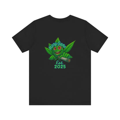Ghost Goblins and Ganja T-Shirt, Funny Halloween Tee, Weed Lover Gift, Unisex Graphic Tee, Stoner Apparel, Est. 2025 Shirt