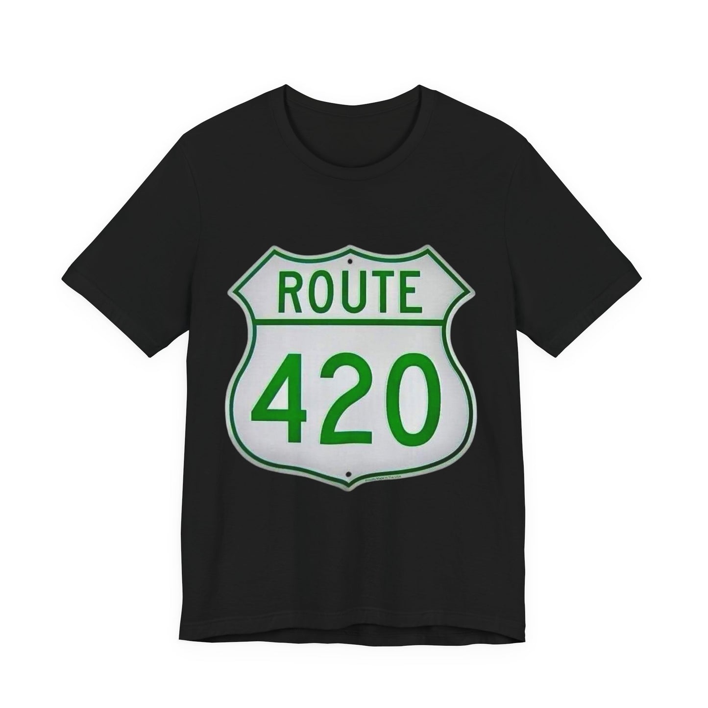 Route 420 Graphic Tee, Unisex Short Sleeve Shirt, Vintage Road Trip Shirt, Cool Casual Wear, Gift for Adventure Lovers, Fun Summer Tee
