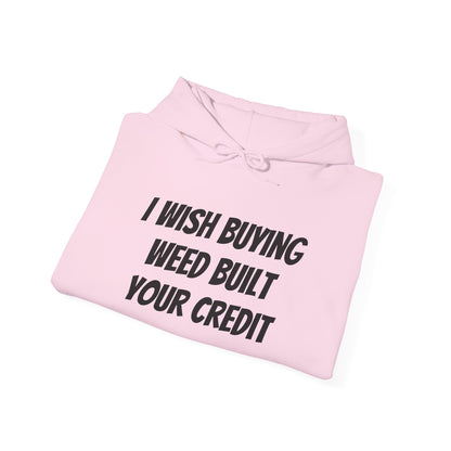 Humorous Cannabis Hoodie, Unisex Heavy Blend Sweatshirt, Gift for Stoners, Funny Weed Apparel, Cozy Layer for Chill Days, Credit [...]