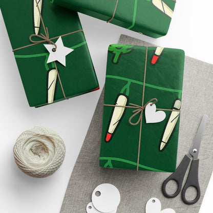 Christmas Lighter & Tree Wrapping Paper – Festive Holiday Gift Wrap