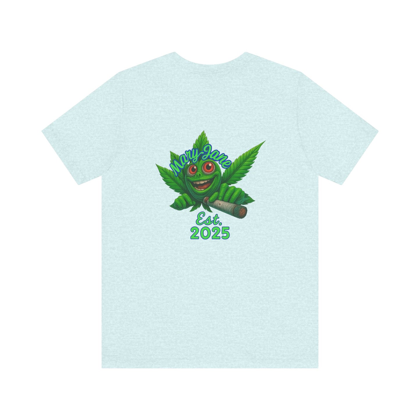 Ghost Goblins and Ganja T-Shirt, Funny Halloween Tee, Weed Lover Gift, Unisex Graphic Tee, Stoner Apparel, Est. 2025 Shirt