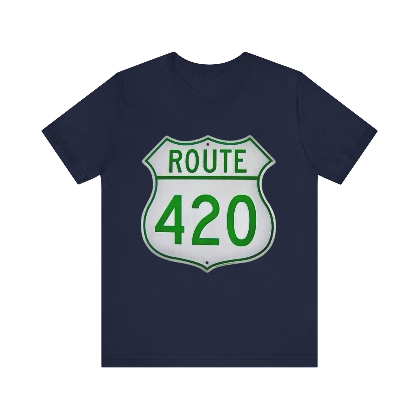 Route 420 Graphic Tee, Unisex Short Sleeve Shirt, Vintage Road Trip Shirt, Cool Casual Wear, Gift for Adventure Lovers, Fun Summer Tee