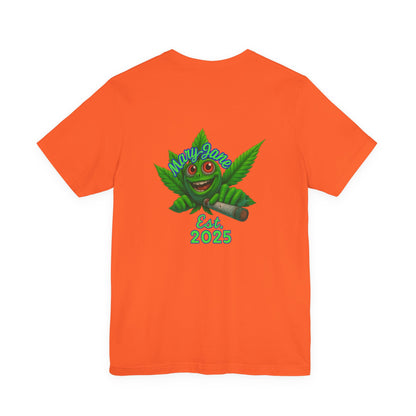 Ghost Goblins and Ganja T-Shirt, Funny Halloween Tee, Weed Lover Gift, Unisex Graphic Tee, Stoner Apparel, Est. 2025 Shirt
