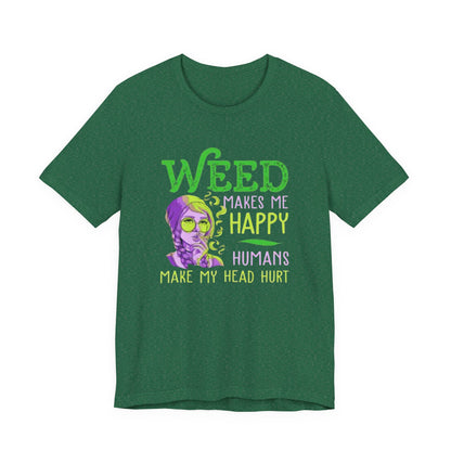 Funny Weed T-Shirt, Casual Tee for Stoners, Great Gift for 420 Celebrations, Unique Humor Shirt for Relaxing, Unisex Jersey Short Sleeve Tee-Mary Jane 2025