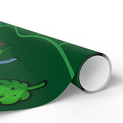 Christmas Lighter & Tree Wrapping Paper – Festive Holiday Gift Wrap