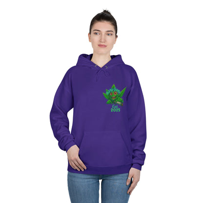 Ghostly Vibes Eco-Friendly Hoodie, Halloween Sweatshirt, Unisex Pullover, Festival Fashion, EcoSmart Apparel, Ghost Goblins Ganja