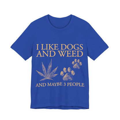 Dog Lover Tee - Fun Dog Loving Coffee Cup Design