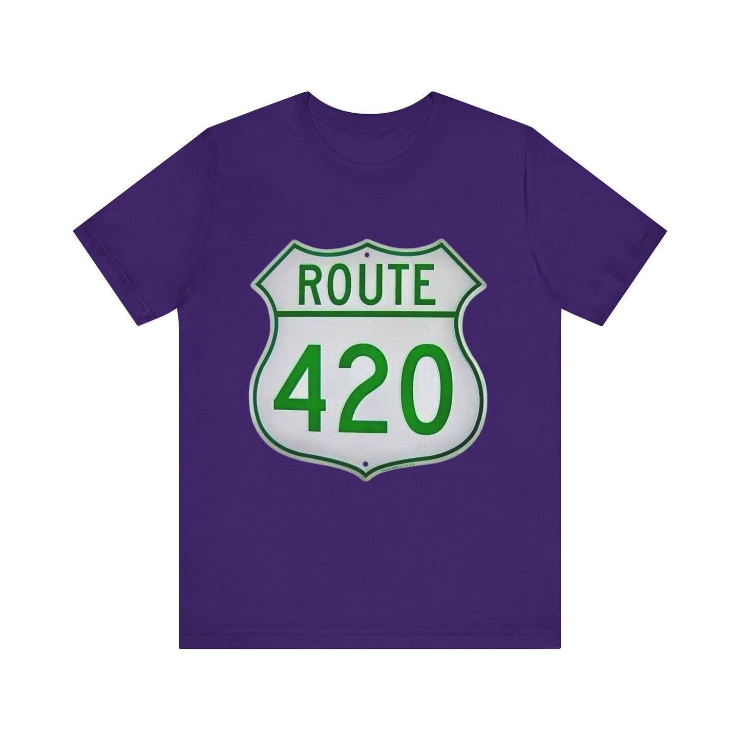Route 420 Graphic Tee, Unisex Short Sleeve Shirt, Vintage Road Trip Shirt, Cool Casual Wear, Gift for Adventure Lovers, Fun Summer Tee