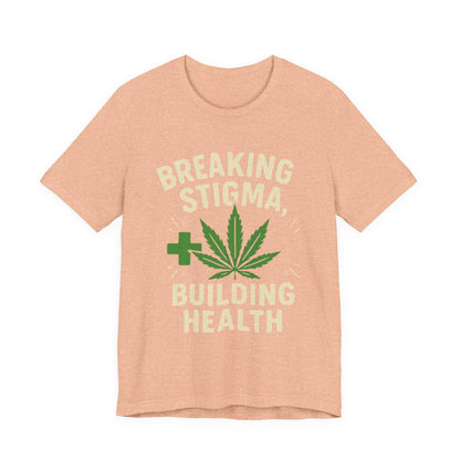 Breaking Stigma Unisex Jersey Tee - Cannabis Awareness Shirt, Gift for Activists, Eco-Friendly Clothing, Everyday Wear, Mental Health [...]
