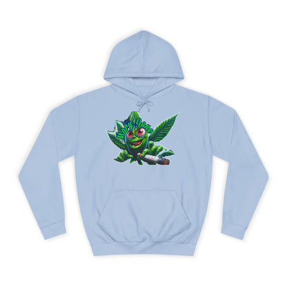 Unisex College Hoodie with Playful Leaf Design, Trendy Sweatshirt for Students, Eco-friendly Apparel, Gift for Graduates, Relaxed [...]-Mary Jane 2025