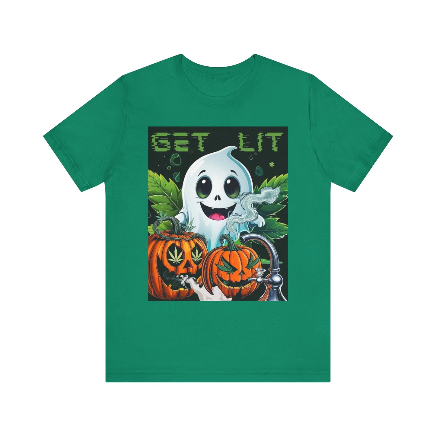 Halloween Ghost T-Shirt, Fun Tee, Autumn Outfit, Halloween Costume, Casual Wear, Gift for Halloween Lovers, Unisex Tee