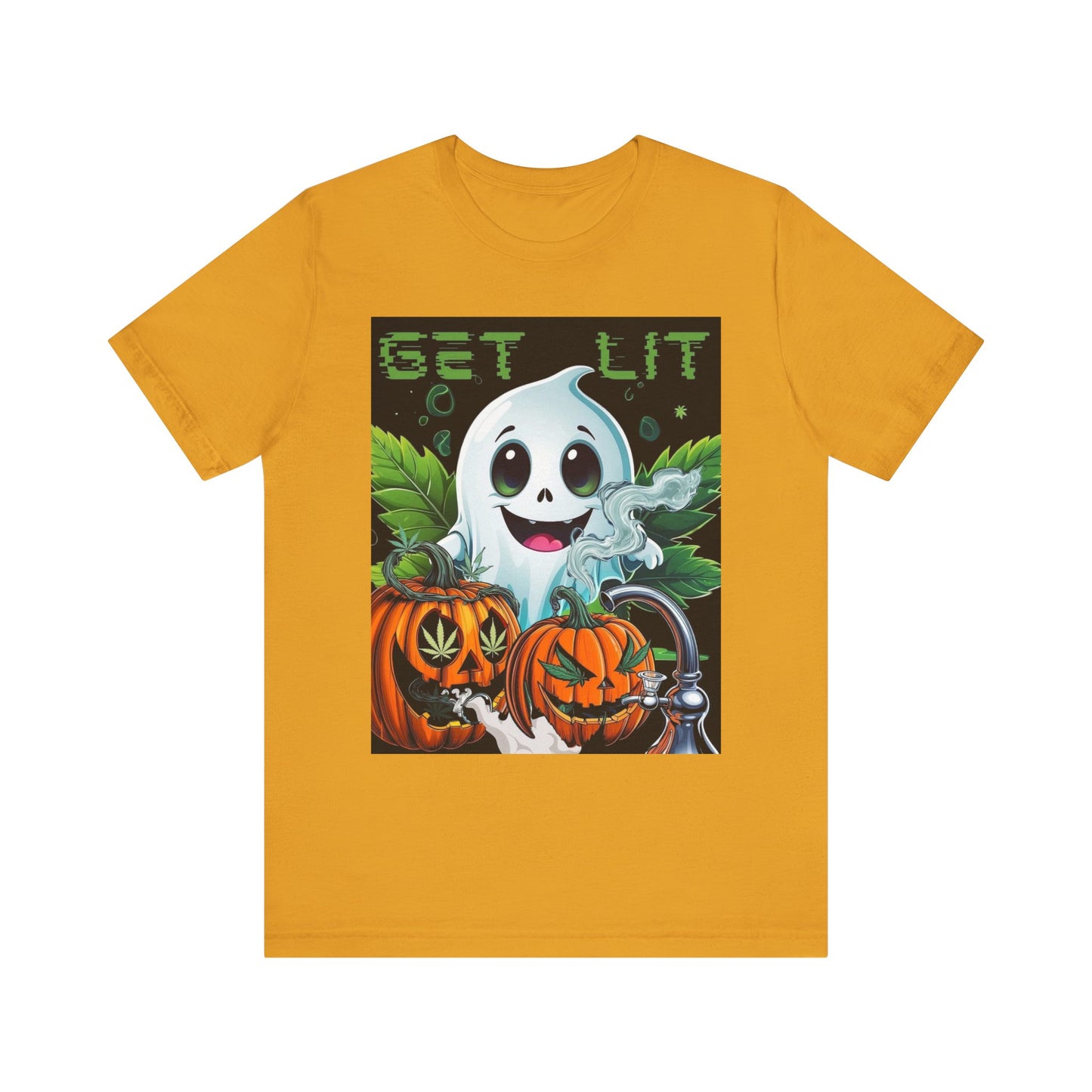 Halloween Ghost T-Shirt, Fun Tee, Autumn Outfit, Halloween Costume, Casual Wear, Gift for Halloween Lovers, Unisex Tee