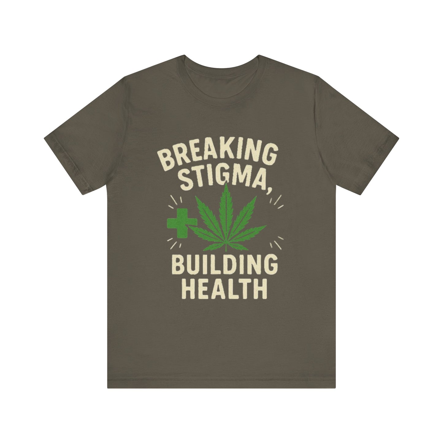 Breaking Stigma Unisex Jersey Tee - Cannabis Awareness Shirt, Gift for Activists, Eco-Friendly Clothing, Everyday Wear, Mental Health [...]