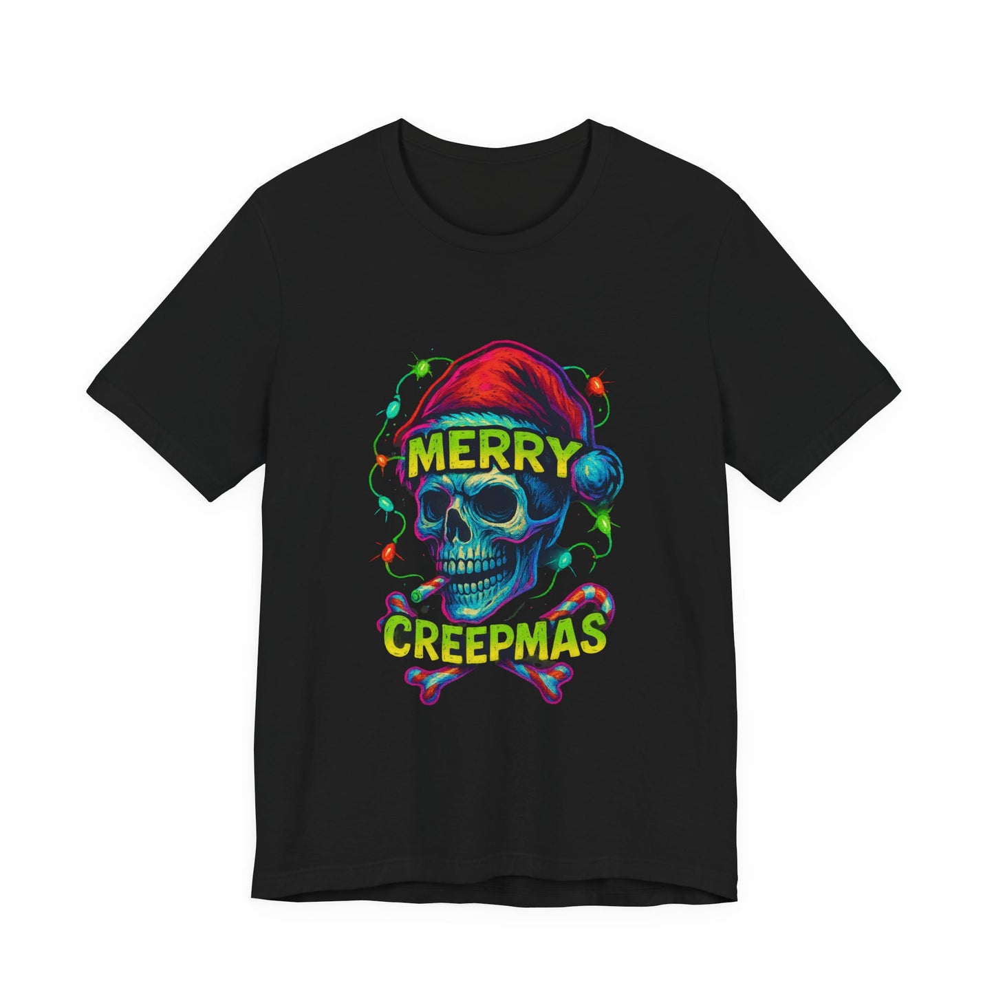 Merry Creepmas Skull Tee